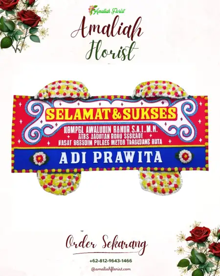 Papan Bunga Ucapan Selamat Sunalari